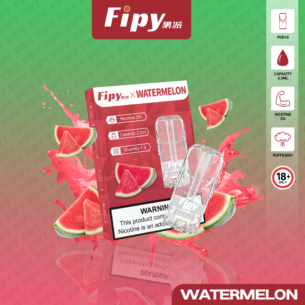 Fipy 果派透明煙彈-西瓜 Fipy 果派透明煙彈-西瓜